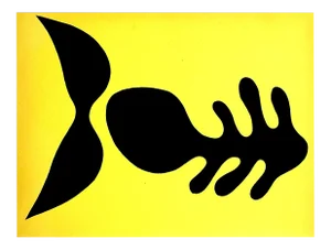 after Jean Arp - Fish - Pochoir 1957