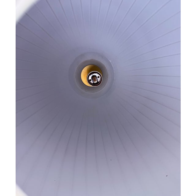 Vintage Mid-Century Modern Bologna Pendant Lamp Aloys F Gangkofner Sphere Opaline Glass 1954 For Sale - Image 14 of 14