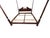 Brown Vintage Chippendale Style King Four Poster Bed in Mahogany Finish For Sale - Image 8 of 10