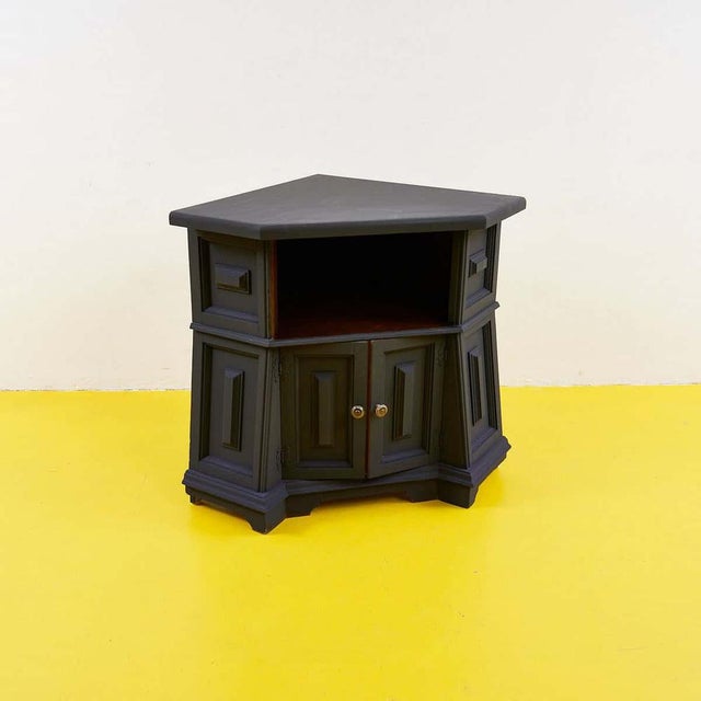 Wooden Corner Cabinet, 1980s For Sale - Image 6 of 6