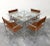 Mid-Century Modern Chrome Bamboo Table With Glass Top and 4 Chairs For Sale - Image 12 of 12