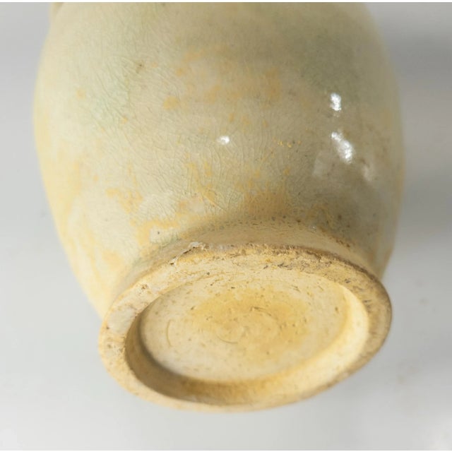 20th Century Chinese Tang Dynasty Style White Cream Glazed Ewer Pitcher For Sale - Image 11 of 11