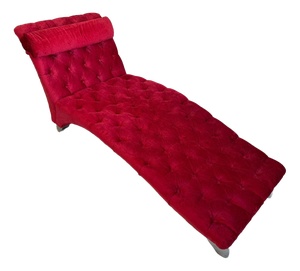 Vintage Chesterfield Chaise Lounge