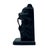 Vintage Boma Hand-Carved Black Totem Pole Sculpture For Sale - Image 4 of 6