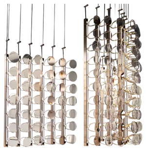 Lens Luminaire Installation by Object Density