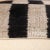 Contemporary Black & White Velvet Throw Pillow & Down Insert For Sale - Image 10 of 11