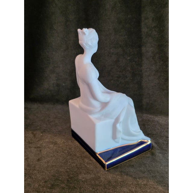 Early 20th Century Camille Tharaud Limoges Figurine Titled "Femme À l'Antique For Sale - Image 5 of 7