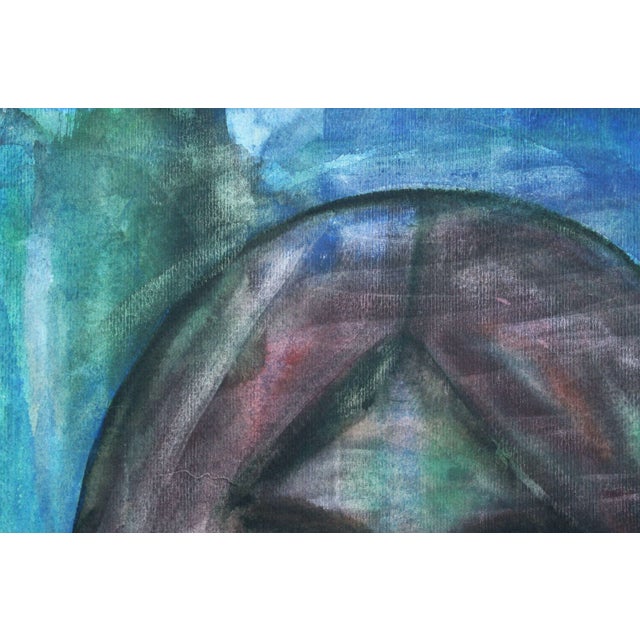 1960s Dzidra Ezergaile, Portrait, Watercolor on Paper For Sale - Image 5 of 8