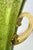 Green and Yellow Murano Glass Vase For Sale - Image 6 of 6