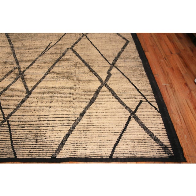 Beautiful Large Trendy Tribal Design Modern Decorative Area Rug, Country of Origin: Central Asia, Circa Date: Modern Rugs
