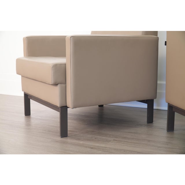 2010s Pair Millbrae Modern Lounge Chairs by Coalesse - Steelcase For Sale - Image 5 of 11