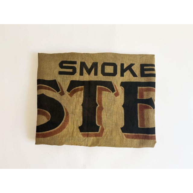 Textile 1900s Antique Advertisement Racehorse Cooling Blanket For Sale - Image 7 of 10