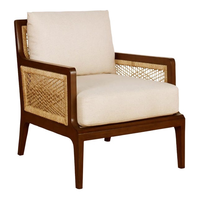 Pasadena Abaca Lounge Chair For Sale