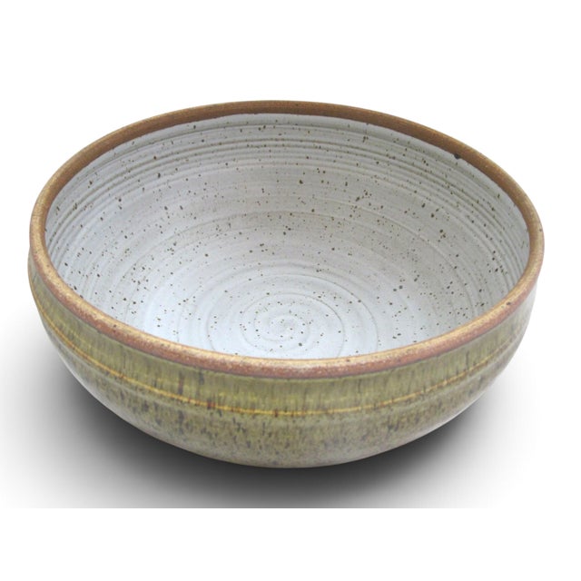 Wally Schwab Large Cake Dome Dessert Serving Dish W/Lid Pacific Nw Pottery For Sale - Image 9 of 17