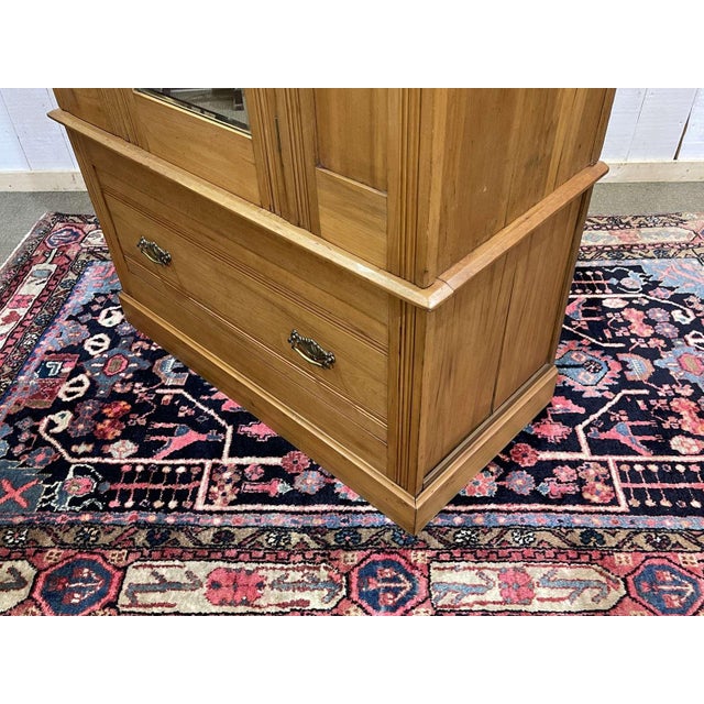 English Walnut Wardrobe, Early 20th Century For Sale - Image 15 of 18