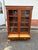 Brown Vintage Solid Wood 2 Door Bookcase For Sale - Image 8 of 11