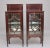 Early 20th Century Mahogany Display Cabinets, Set of 2 For Sale - Image 10 of 10