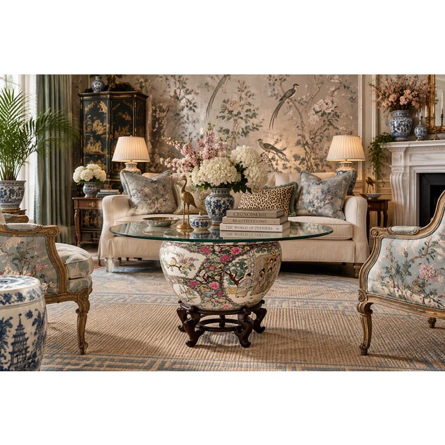 Chelsea House Inc Planter Fishbowl Goldfish Gold Fish Bowl & Stand For Sale - Image 4 of 18