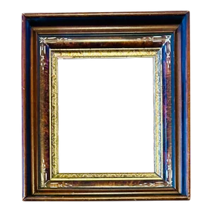 Antique Victorian Ornate Walnut Shadow Box Frame for Picture 10 X 12”
