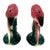 Mid-Century Modern Mid 20th Century Pink Flamingo Ceramic Tabletop Matching Salt & Pepper Shaker Set For Sale - Image 3 of 4