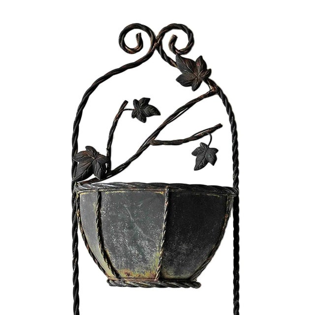 Traditional Italian Copper and Iron Wall Pockets a Pair For Sale - Image 3 of 6