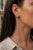 Topaz Huggie Drop Earrings, Silver, Gold, Pair For Sale - Image 10 of 10