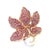 Bochic "Orient" Vintage Rodorite & Pearl Cocktail Ring Set In 18K Gold & Silver For Sale - Image 10 of 18