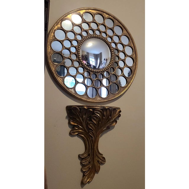 Traditional 1990s Vintage Italian Regency Style Wall Sconce - Attributed to Uttermost For Sale - Image 3 of 12