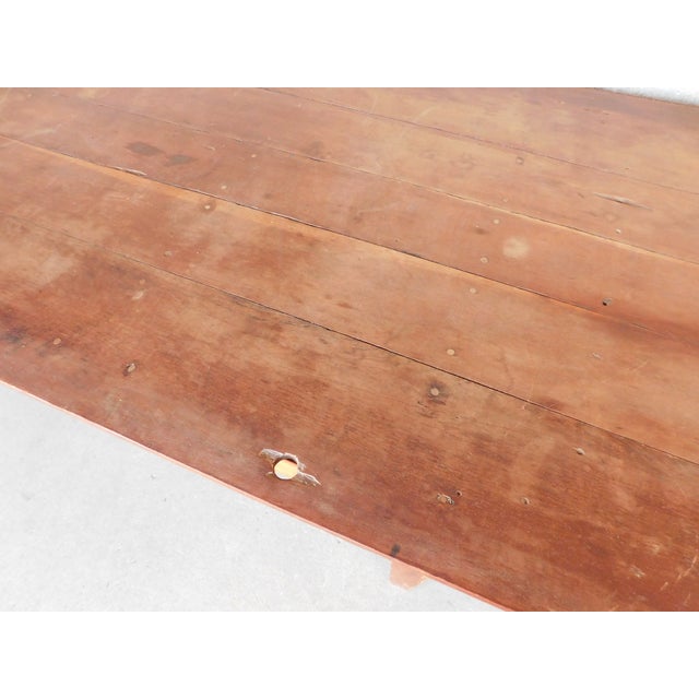 Antique Barn Wood Shaker Style Farm Dining Table 129 5 L Chairish