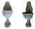 21th Century Italian Grey Limestone Simple Fountain For Sale