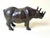 Gold Handcrafted Bronze Rhinoceros Sculpture, 1960s For Sale - Image 8 of 15