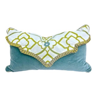 Vintage Envelope Style Decorative Pillow For Sale