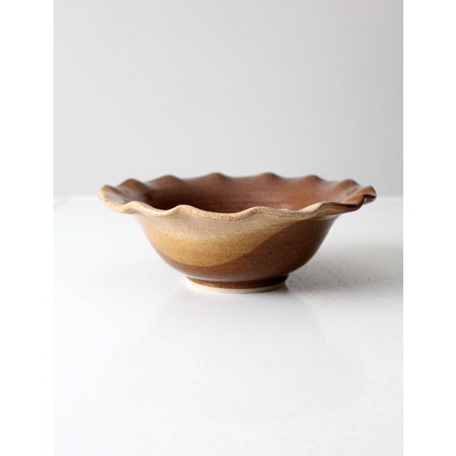 Ceramic Vintage Studio Pottery Bowl For Sale - Image 7 of 10