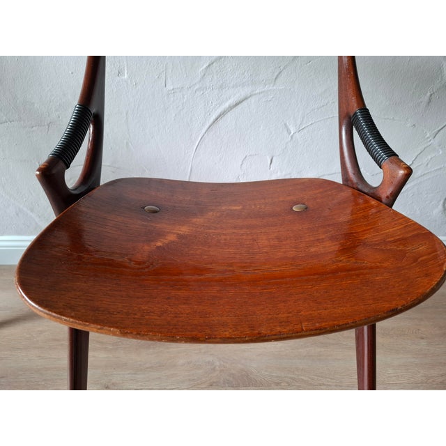 Chairs by Arne Hovmand-Olsen for Mogens Kold, Denmark ,1959, Set of 2 For Sale - Image 6 of 8