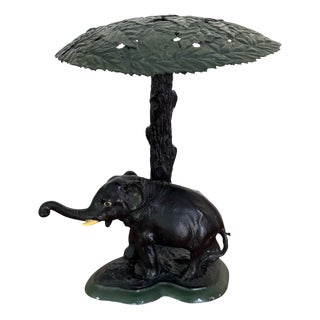 Table Lamp with Elephant, Austria, 1920s For Sale
