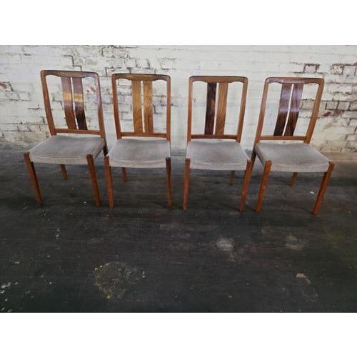 Mid-Century Modern Rosewood Dining Chairs, Set of 4 For Sale - Image 10 of 10