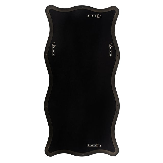 Transitional Wanda Wavy Wall Mirror For Sale - Image 3 of 5