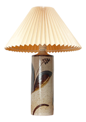 Mid-Century Modern Danish Lilia Series Studio Pottery Table Lamp by Haico Nitzsche for Søholm