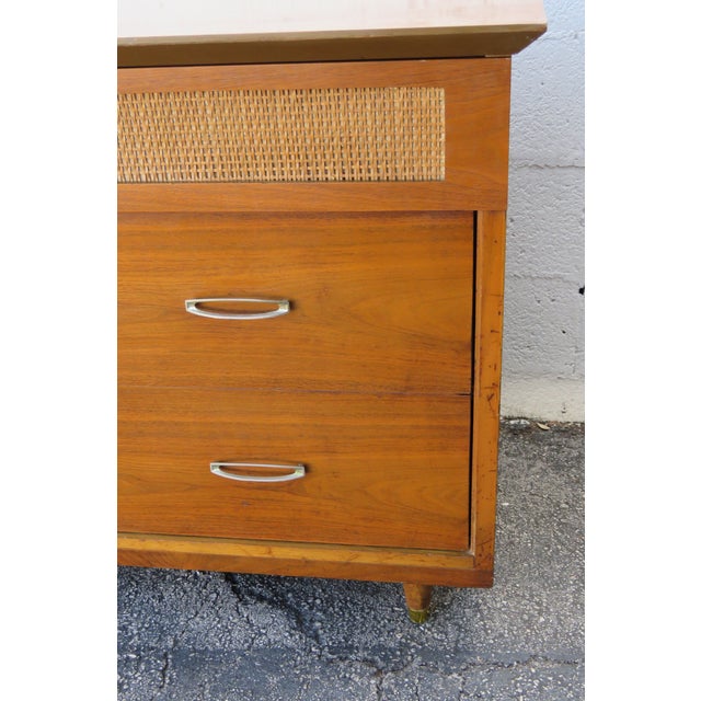 Mid Century Modern Long Dresser Sideboard Credenza 5407 For Sale - Image 9 of 12