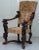 Late 19th Century Museum Quality Valentino Panciera Besarel 19th Century Italian Walnut Cherub Carved Armchair – Throne Chair For Sale - Image 5 of 12