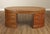 Maitland Smith Leather Wrapped Oval Executive Partners Desk For Sale - Image 18 of 18