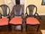 Attributed to Jonathan Charles Set 6 Hepplewhite Wheatsheaf Side Chair (Black) For Sale - Image 13 of 13