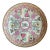 Vintage Pink Hand‑Painted Chinoiserie Rose Medallion Style Plate for Palm Beach Regency & Grandmillennial Decor+ For Sale