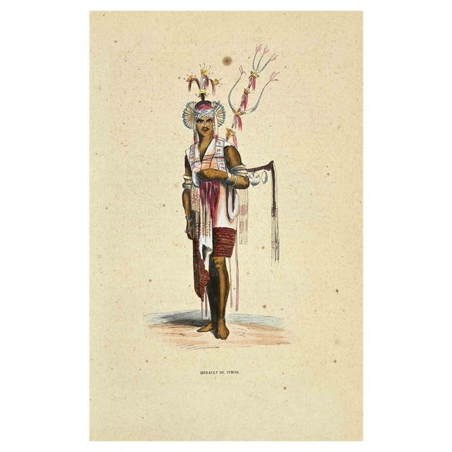 Auguste Wahlen, Herault de Timor, Lithograph, 1844 For Sale