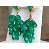 140 Carat Colombian Emerald Briolettes Hanging Drop Earrings 18 Karat Gold, A Pair For Sale - Image 16 of 18