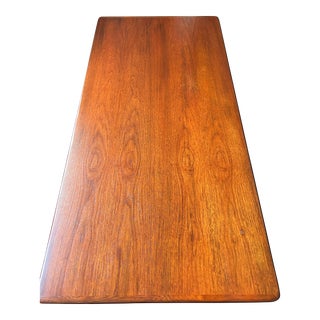 1960s Vintage Danish Modern Teak Coffee Table For Sale