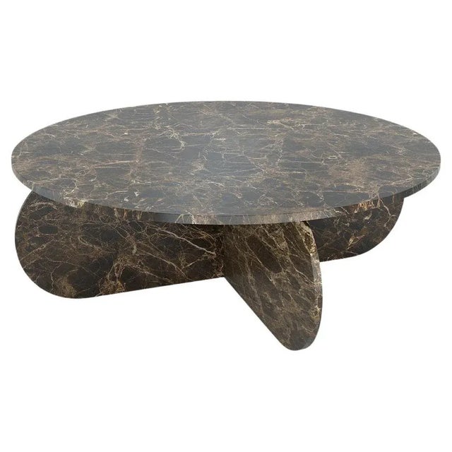 Nor Circle 120 Marble Table by Sebastian Scherer For Sale - Image 6 of 6