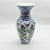 Handmade Ceramic Vase (25cm) Traditional Turkish Floral Art – Faceted Hexagonal Body with Cobalt Blue Rumi Motifs For Sale - Image 4 of 8