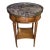 Early 20th Century Vintage French Louis XVI-style Round Side Table With Marble Top For Sale