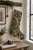 Boho Chic Two-Tone Vintage Kilim Christmas Stocking, Olive Green & Gray Floral Wool, 11.8 X 17.7 in – One of a Kind Decor For Sale - Image 3 of 6